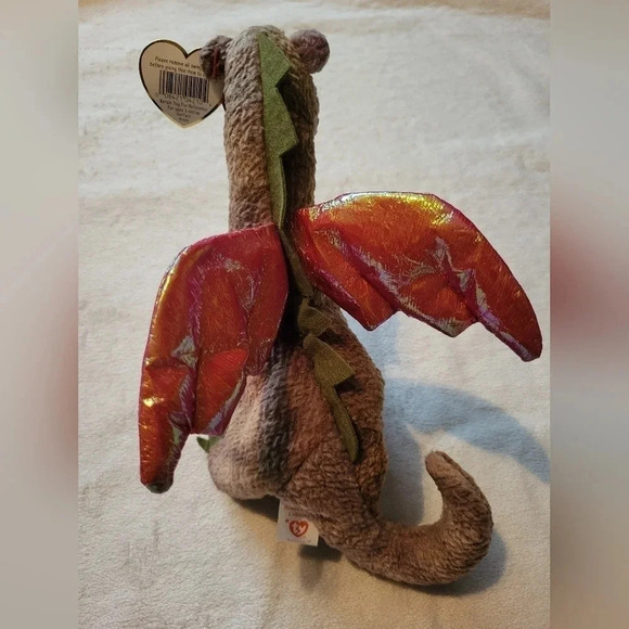 Ty Scorch the Dragon Beanie‎ Baby - Picture 3 of 4